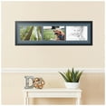 thumbnail image 2 of ArtToFrames Collage Photo Picture Frame with 3 - 8x12 Openings, Framed in Black with Dutch Blue and Black Mats (CDM-3926-67), 2 of 8