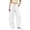 *White, variant on VBVC Women's High Waisted Barrel Pants with Pockets , Drawstring Wide Leg Lounge Trousers For Women, S-2XL
