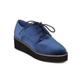 thumbnail image 1 of New Women Betani Misty-2 Velvet Lace Up Platform Oxford Loafer Creeper, 1 of 5