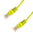 thumbnail image 1 of SyncWire Cat6 Ultra-Slim Ethernet Network Cable Bare Copper 28 AWG UTP cUL 7ft Yellow, 1 of 1