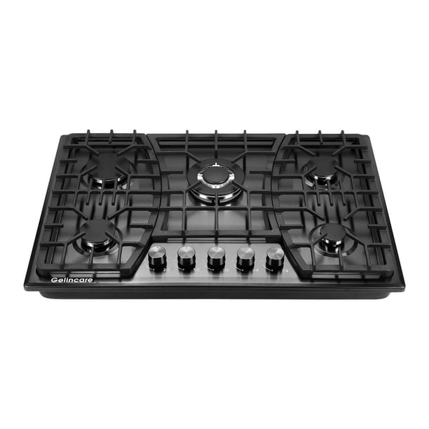 Estufa de gas Gelincare GELINCARE, 30 pulgadas, 5 quemadores, acero inoxidable