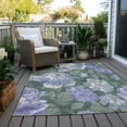 thumbnail image 6 of Addison Rugs Chantille Indoor/Outdoor Transitional Floral Lavender Washable Rectangle Rug, 10' x 14', 6 of 6