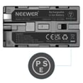 thumbnail image 2 of Batería Neewer 2600mAh NP-F550/570/530 para Sony HandyCams, 2 of 8