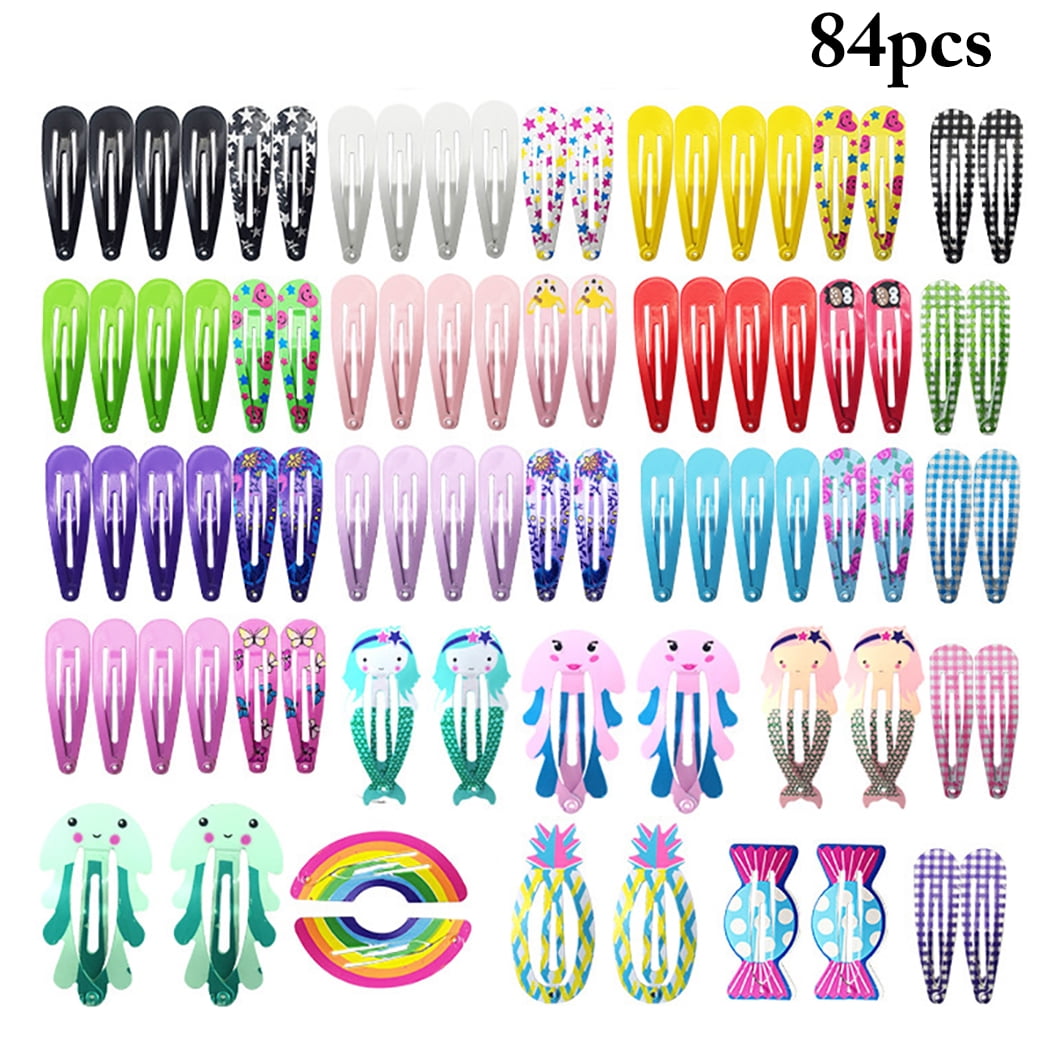 Girl Colorful Sequin Hair Clips Hairpin Barrette Snap Bobby Pin Hair Accessories