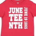 thumbnail image 4 of Inktastic Juneteenth June 19, 1865 Boys or Girls Toddler T-Shirt, 4 of 5