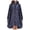 Navy, variant on Unisex Waterproof Rain Jacket Hooded Lightweight Raincoat with Pockets, Windproof Outdoor Travel Hiking Rain Wear