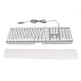 thumbnail image 1 of RGB Wired Keyboard, Illuminated Keyboard 104 Keys Colored Backlight Comfortable Touch With Wrist Rest For Home For Office White, 1 of 8