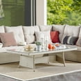 thumbnail image 6 of Canaan Outdoor Wicker Corner Sectional Loveseat and Sofa with 57"L Coffee Table, 6 of 10