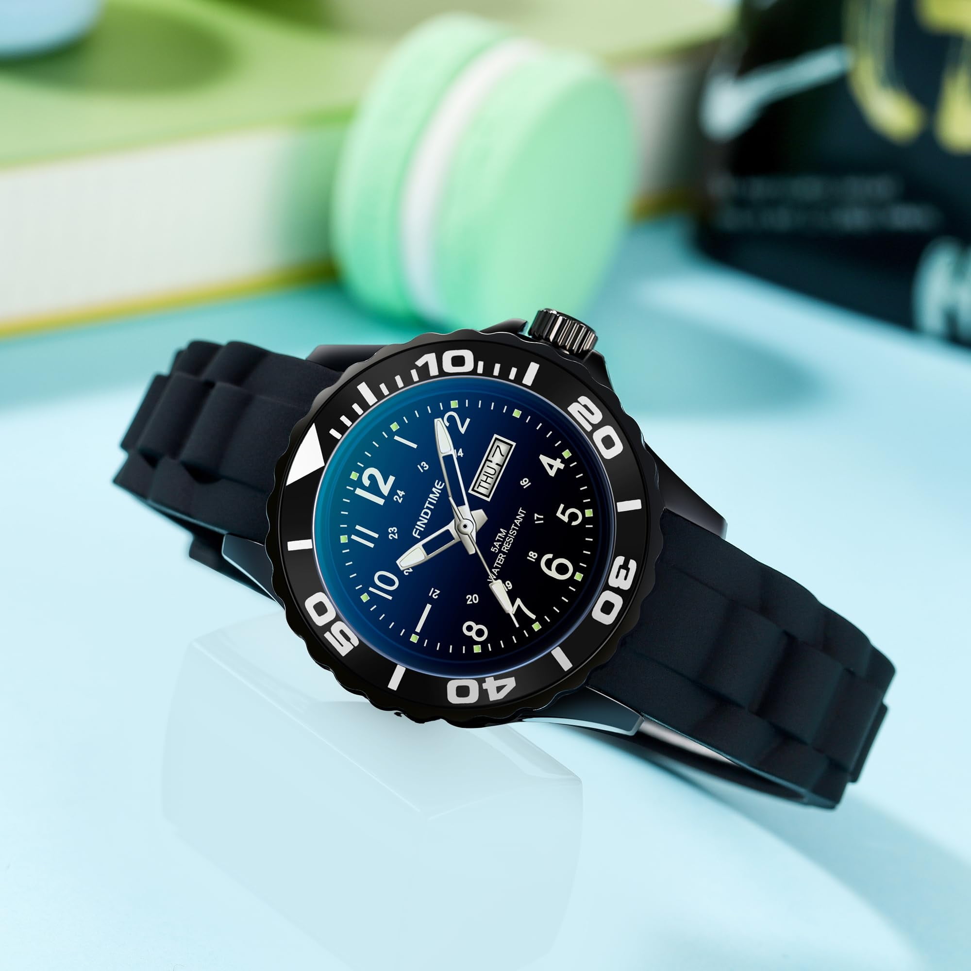 Women\'s Blue Waterproof Analog Silicone Stylish Second Hand Buckle Wrist Watch Jainx Blue Dial Silicone Band Analog Wrist Watch For Women  main image 3