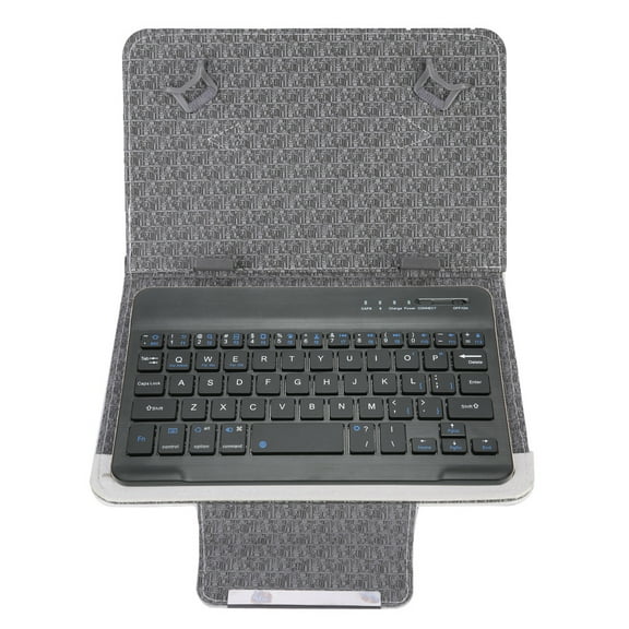 7''-7.9'' Tablet Universal PU Protective Case Cover Bluetooth Keyboard (White case keyboard)