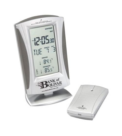 Wireless Weather Station Radio Control Clock by Chass