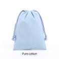 thumbnail image 3 of Bolsa de almacenamiento con cordón de algodón, bolsas de lona blanca para dulces, regalo, bolsa reutilizable, artículos diversos para el hogar, bolsas a prueba de polvo para organizar, 3 of 5