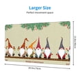 thumbnail image 2 of Xecao Christmas Card With Gnomes for Waterproof Mouse Pad - Extended Contour Mouse Mat, Large Gaming Mousepad Laptop Keyboard Mat with Non-Slip Rubber Base, 2 of 8
