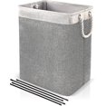thumbnail image 1 of Laundry Basket With Handles, Collapsible Linen Laundry Hamper Clothes Baskets, 1 of 5
