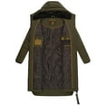 thumbnail image 4 of Marikoo Women's Knee-Length Quilted Winter Jacket with Hood - Benikoo, 4 of 8