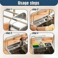 thumbnail image 4 of Stainless Steel Draining Rack, Upgraded Kitchen Sink Faucet Organizer Adjustable, 4 of 5