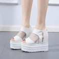 thumbnail image 5 of GERsome Women Summer Sandals Open Toe Platform Wedge Sandals, 5 of 9