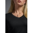 thumbnail image 5 of Expert Brand USA-Made Women's DriMax™ V Neck Athletic Long Sleeve, Black, 3XL, 5 of 6