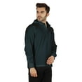thumbnail image 3 of Inkmeso Solid Henley Hooded Short Kurta For MensLong Sleeve Cotton T-shirt Regular Fit Summer Wear, 3 of 7