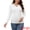 White, variant on DARING DIVA Women's Maternity Sweater Ribbed Pullover Polo Sweater S Black