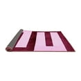 thumbnail image 2 of Ahgly Company Indoor Round Abstract Pink Modern Area Rugs, 3' Round, 2 of 4