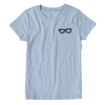 

KIDPIK Girls Short Sleeve Sunglass Graphic Tee Size: 2T - XXL (16)