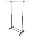 thumbnail image 1 of Adjustable Clothes Rack on Wheels Clothing Garment Rack with Shoe Shelf, 1 of 9
