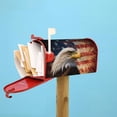 thumbnail image 7 of USA Flag Eagle Mailbox Covers, Firework Magnetic Post Box Cover Wraps Standard Size 21x18 in for Garden Yard Decor, 7 of 7