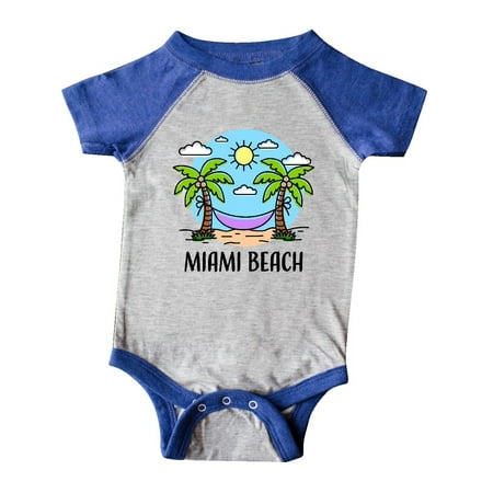 

Inktastic Summer Vacation in Miami Beach Gift Baby Boy or Baby Girl Bodysuit