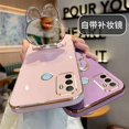 thumbnail image 4 of Funda MOTO E7 Plus E7 G9 G9 Play G8 G8 Play G8 Power G50 4G 2021 G50 5G Straight edge electroplated rabbit lens phone, 4 of 4