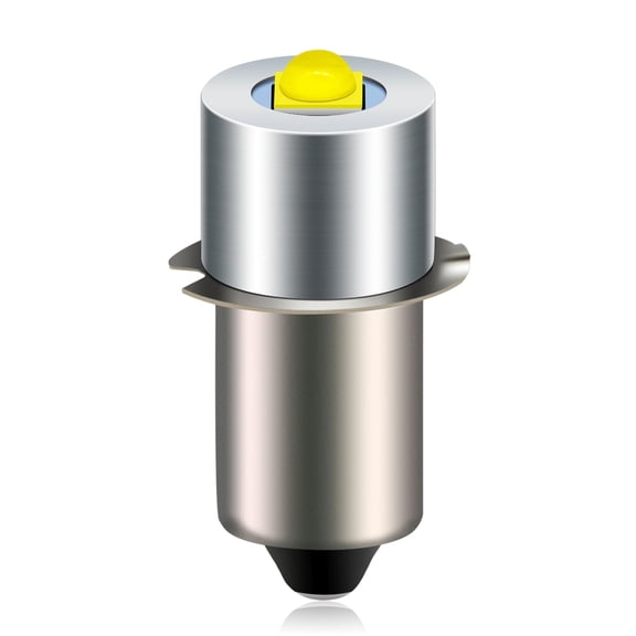 Ruiandsion P13.5S PR2 Mini LED Bulb, 6-24V 0.84W 200LM 6000K White Non-Polarity, Replacement for Emergency Light Camping Headlamp,1-Pack