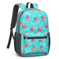 thumbnail image 2 of Pioneer Flower Floral Print Pattern 17" School Backpacks for Teens,Waterproof Oxford Fabric,S-Shape Padded Straps for School,Travel,Hiking,Camping, 2 of 5