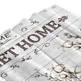 thumbnail image 3 of LVRLVR SWEET HOME Rustic Wooden Plank Vase Floral 4Pcs Bathroom Set, Polyester Shower Curtain & High Elastic Sponge Bath Mats with C-shaped Plastic Hooks, 70.8×70.8 Inch, 3 of 9