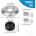 thumbnail image 4 of Kit de Bague de Choc pour Chariot de Golf Compatible avec Club Car DS/Precedent 1982-Up EZGO TXT/Marathon 1989-Up, OEM 1011415, 4 of 4