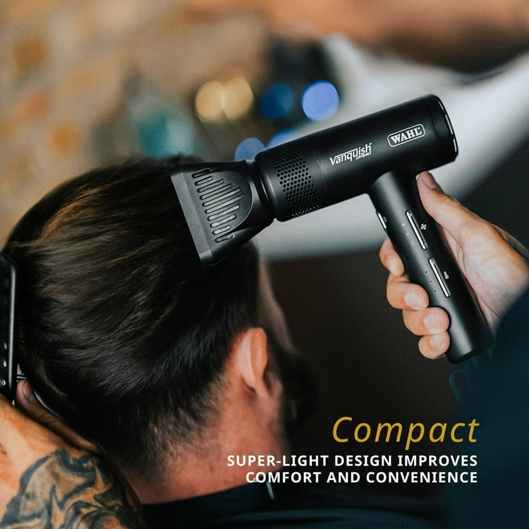 Wahl Professional, Hair Dryer, Vanquish Compact 1600W, Black