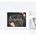 thumbnail image 6 of Koyal Wholesale Build Your Own S’mores Chalkboard Floral Roses Sign 8.5x11, 6 of 7