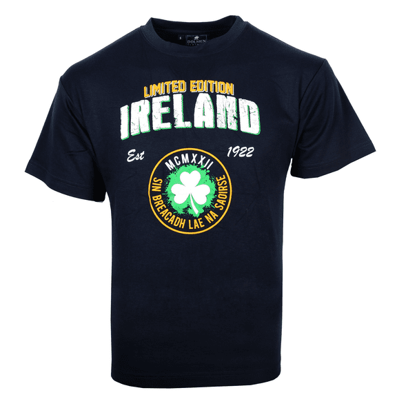 Malham Ireland Shamrock Limited Edition Navy T-shirt for Men