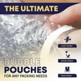 thumbnail image 3 of Pacron 1000 Pcs Clear Bubble Bags, 9x12 Self-Sealing Bubble Mailers, Protective Pouches for Shipping, Packing, Storage, Moving, 3 of 6