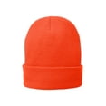 thumbnail image 2 of Port Authority Adult Unisex Regular Plain Cap Athl Orange One Size Fits All, 2 of 2