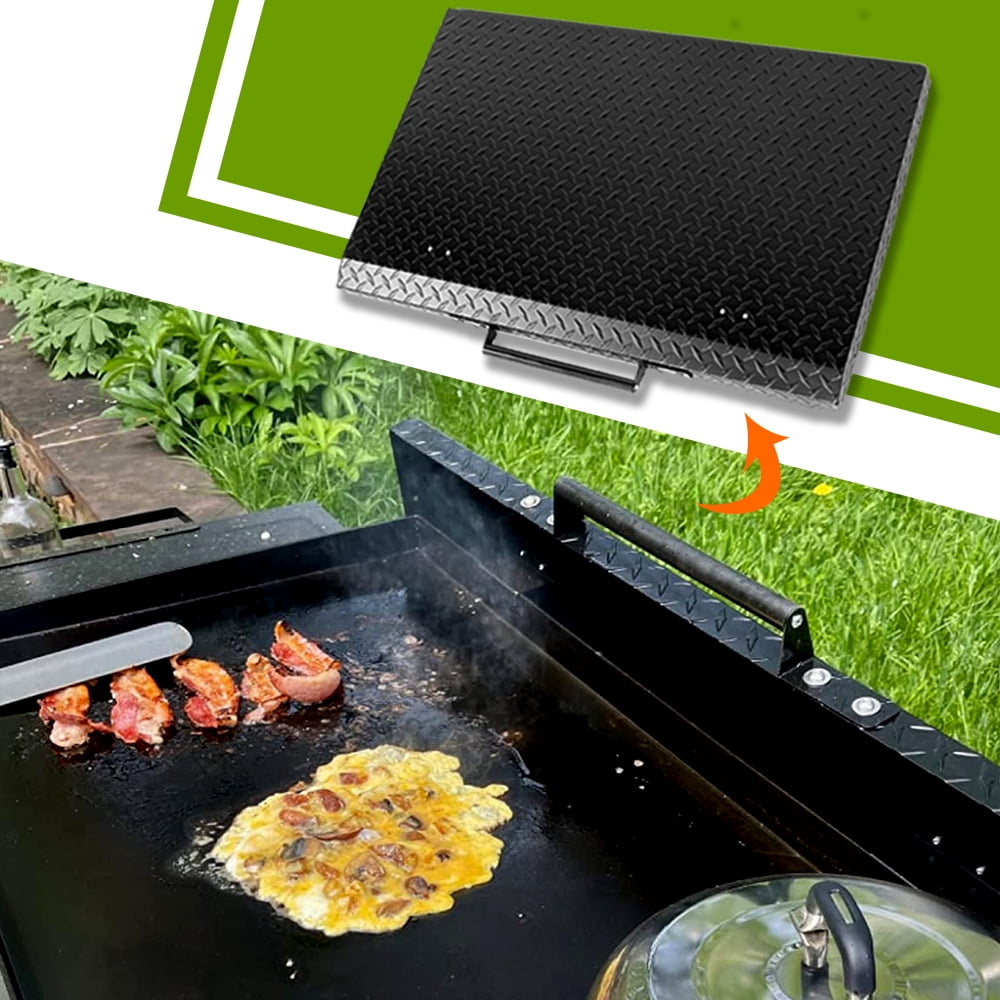HECASA Griddle Lid Cover Grill Flat Top Lid 36 inch Diamond Plate for