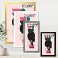 thumbnail image 4 of Designart 'Ethnic Geometric Silhouette of African American II' Modern Framed Art Print, 4 of 4