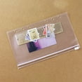thumbnail image 2 of Langgg A5 A6 A7 PVC Transparent File Card Storage Bag Zipper Case Organizer for Notebook, 2 of 5