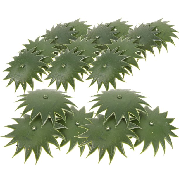 unbranded 50Ud Sepalos Artificiales Plásticos En Verde Oliva Para Suministros DIY De Flores