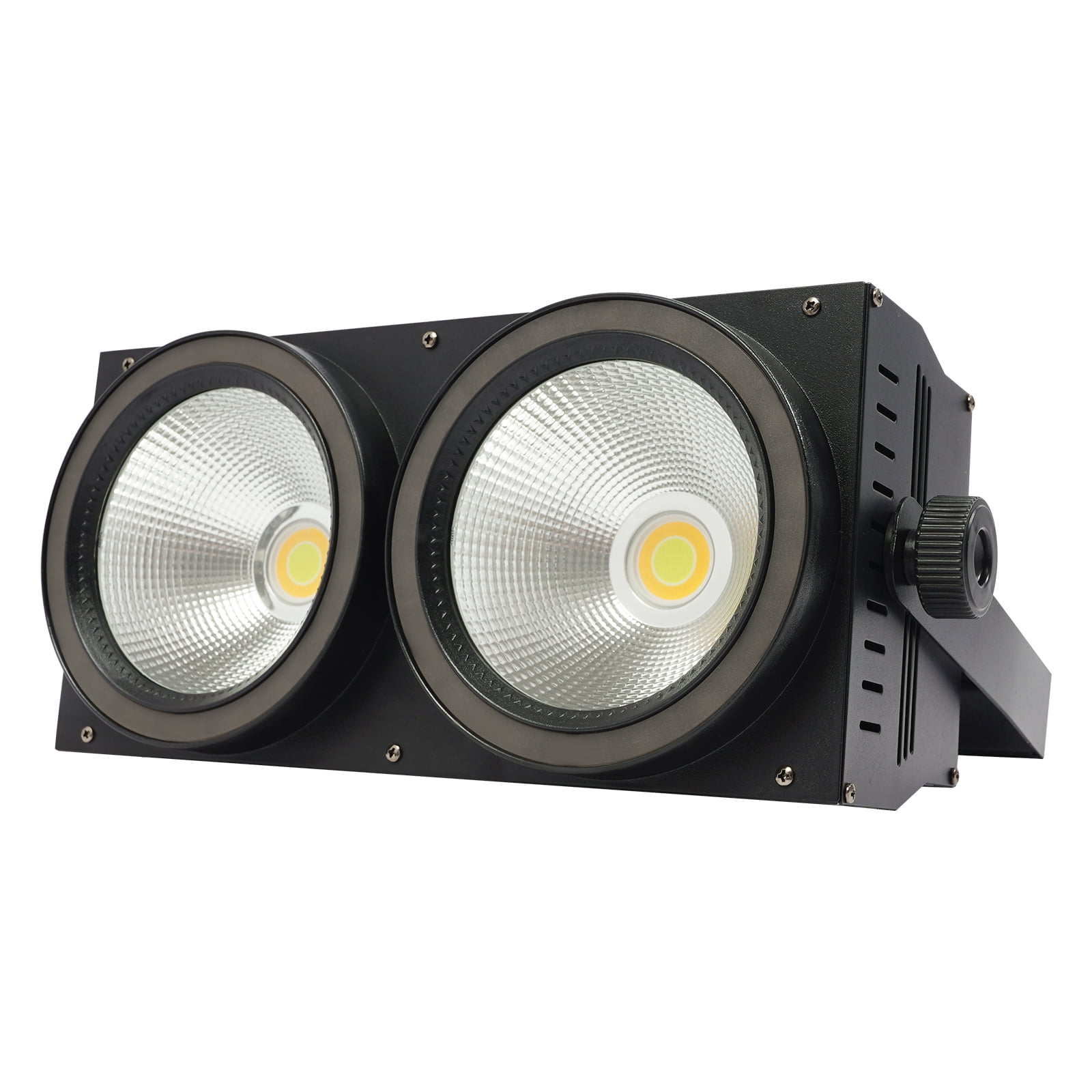 2-Eyes LED COB Stage Light, Black LED COB Par Light 60° Beam Angle