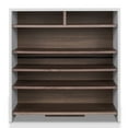 thumbnail image 6 of Furniture of America Brianne 6-Shelf Shoe Rack, Brown, 6 of 8