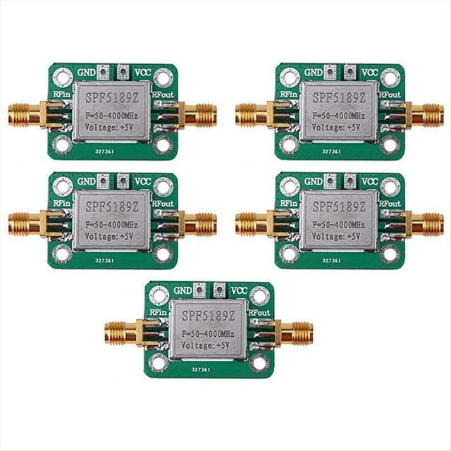 5X Amplificador de Rf, Lna de Bajo Ruido de 50 A 4000Mhz Spf5189Z Amplificador de Rf para Amplificar la Señal de Radio Fm Hf Vhf Uhf
