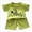 A81-Green, variant on Toddler Boy First Day of School Outfit Short Sleeve Tops and Shorts Set Back to School Clothes 6-12 Months 12-24 Months 2t 3t 4t 5t 6t 7t 8t 9t Children 5-6 Years
