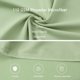 thumbnail image 4 of Juego de fundas de almohada con cremallera de microfibra suave PiccoCasa de 2, color salvia estándar, 4 of 7