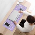 thumbnail image 3 of Long Mouse Pads for Desk,Purple Cartoon Unicorn Rainbow Cloud Moon Star Desk Mats on Top Of Desks, Desk Mouse Pad Extra Large with 3mm Non-Slip Base and Stitched Edge for Gaming,Work,Home 31.5"x11.8", 3 of 5