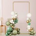 thumbnail image 6 of TOOL1SHOoo Wedding Pole Bracket with Pull Rod and Elastic Cloth Cover,Metal Stand Kit for Wedding/Ceremony/Party Decoration,3.28*6.56ft,Gold,Pink, 6 of 14